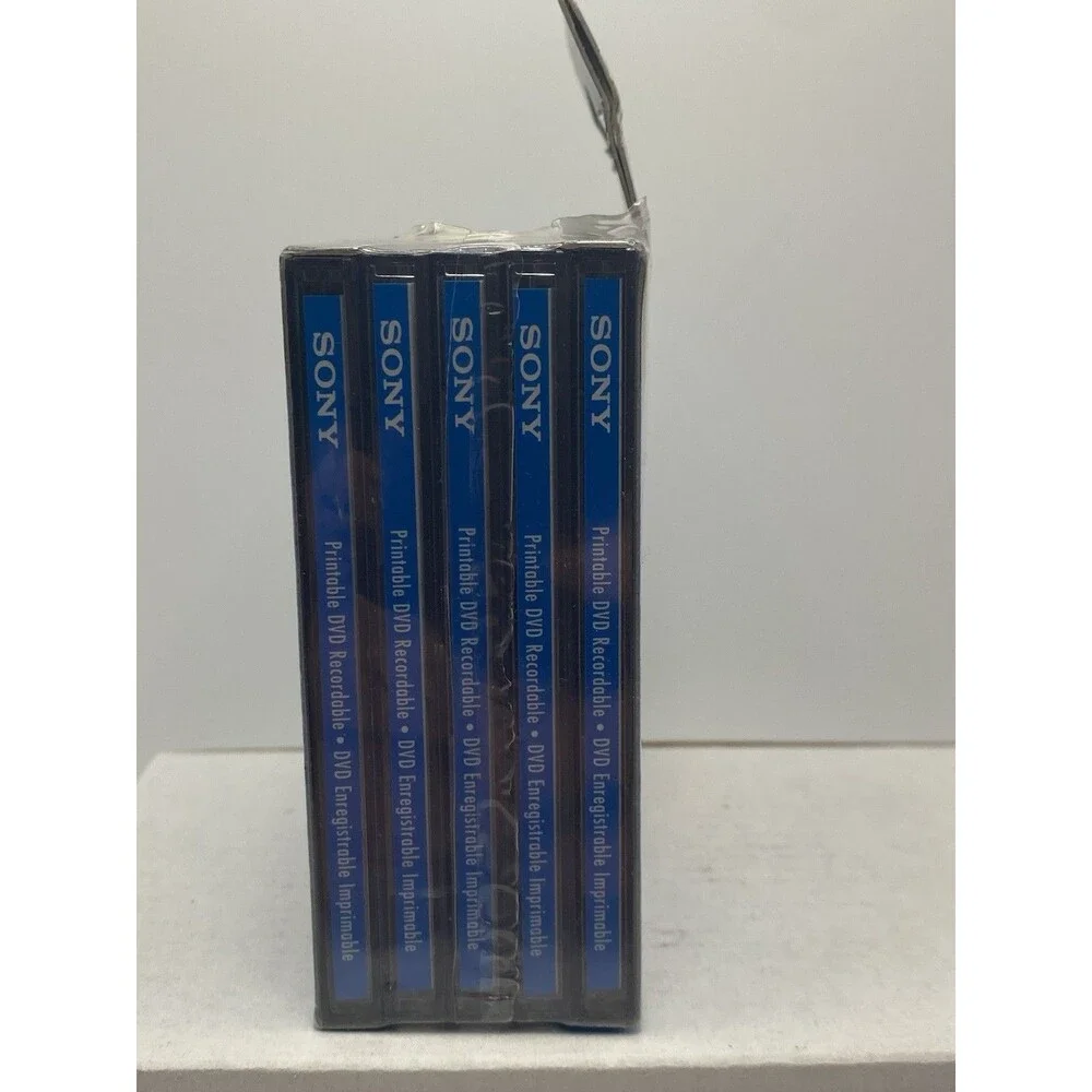 Sony Handyman DVD-R 5 Pack Recordable Single Sided Disc Sealed In Box